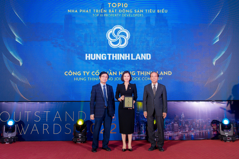 Hưng Thịnh Land 4 năm liên tiếp giữ vững danh hiệu “Nhà phát triển Bất động sản Tiêu biểu Việt Nam”